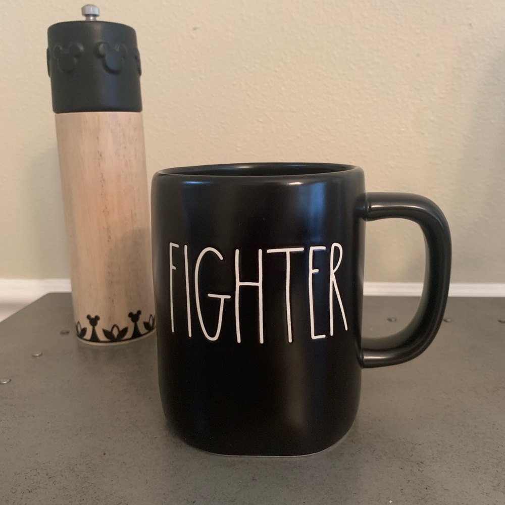 Rae Dunn black mug